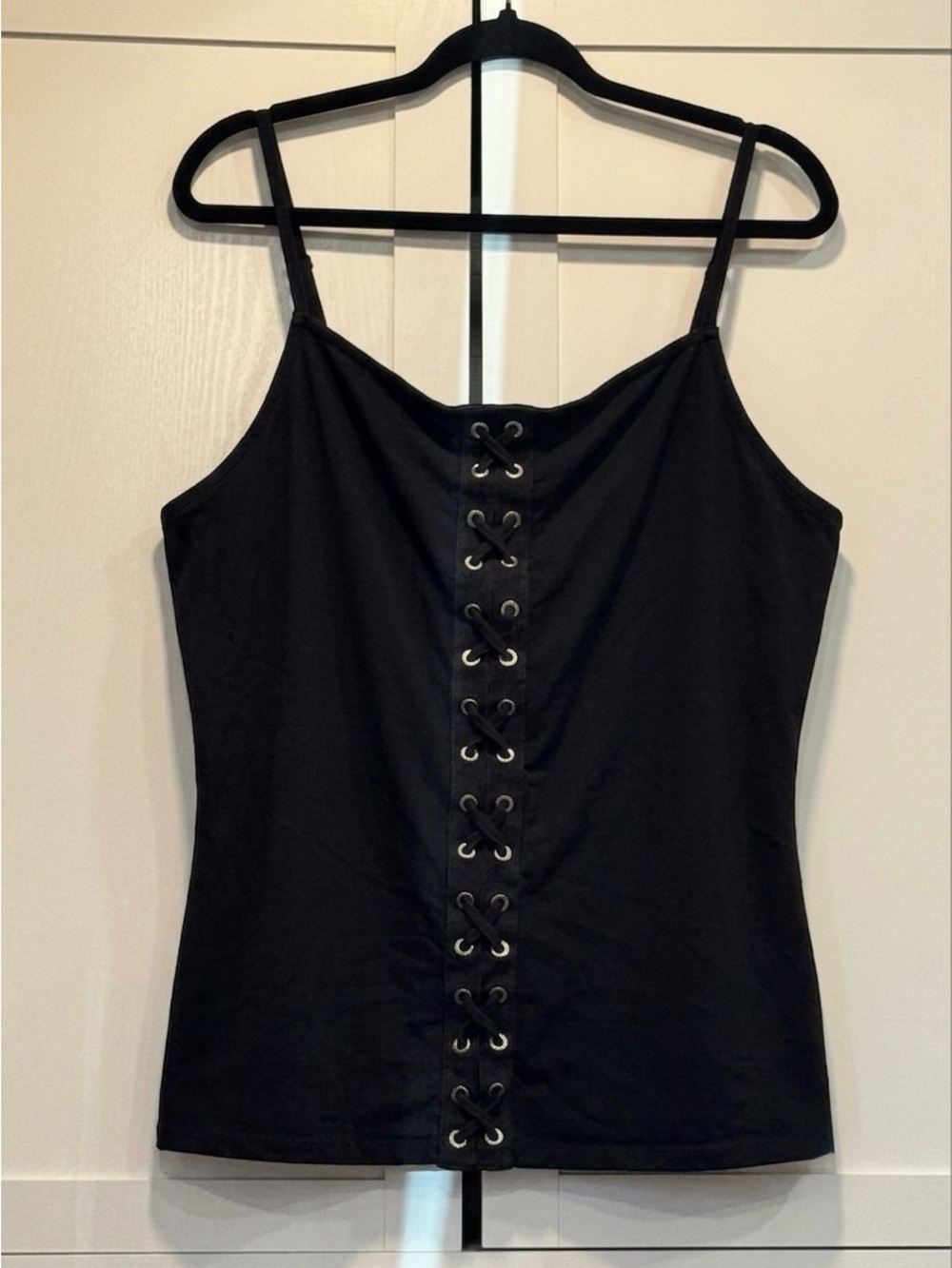 Torrid Black Lace up Cami- PLEASE READ DESCRIPTION FOR SIZING TIPS